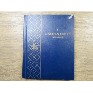 Whitman bookshelf album for Lincoln Cents - 1909-1940 - vintage coin supply