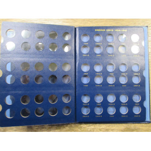 Whitman bookshelf album for Lincoln Cents - 1909-1940 - vintage coin supply