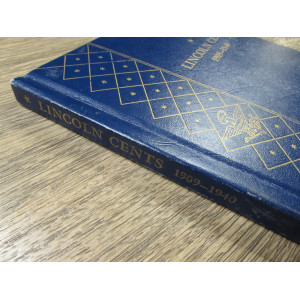 Whitman bookshelf album for Lincoln Cents - 1909-1940 - vintage coin supply