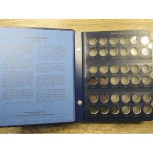 Whitman album for Lincoln Cents from 1909-1995 - with proofs - vintage coin supply