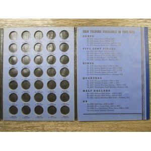 Whitman vintage folder for Lincoln Cents - 1909-1945 - scarce printing