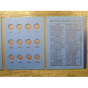Whitman coin folder for Liberty Head / V Nickels - 1883 - 1912 - vintage coin supply