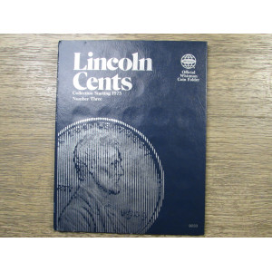 Whitman coin folder for Lincoln Cents - 1975-1990