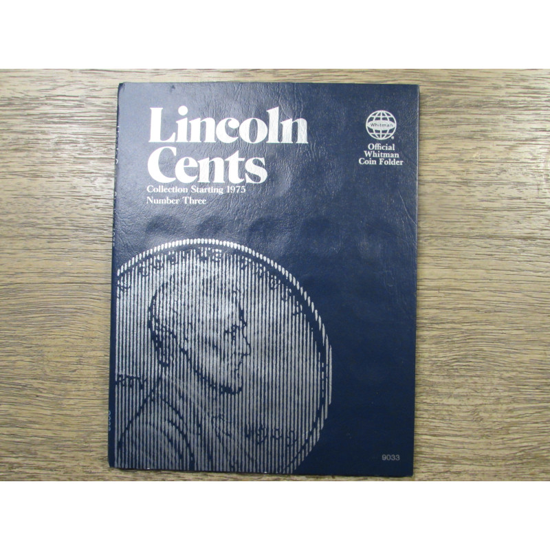 Whitman coin folder for Lincoln Cents - 1975-1990