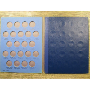 Whitman coin folder for Jefferson Nickels - 1938-1961 - vintage coin supply