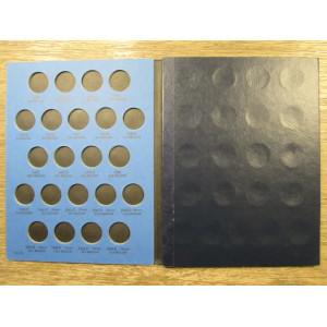 Whitman coin folder for Jefferson Nickels - 1938 to 1961 - vintage nineties coin supply