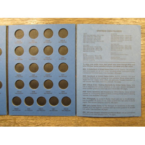 Whitman coin folder for Jefferson Nickels - 1938 to 1961 - vintage nineties coin supply