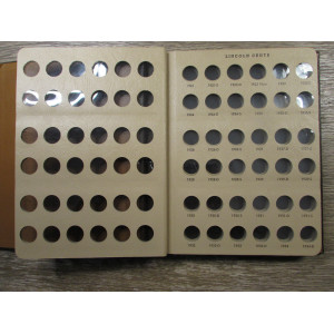 Dansco Album for Lincoln Cents - 1909 - 1970 - early printing - vintage coin supply