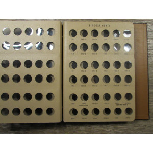 Dansco Album for Lincoln Cents - 1909 - 1970 - early printing - vintage coin supply