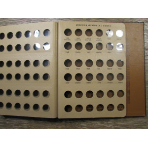 Dansco Album for Lincoln Cents - 1909 - 1970 - early printing - vintage coin supply
