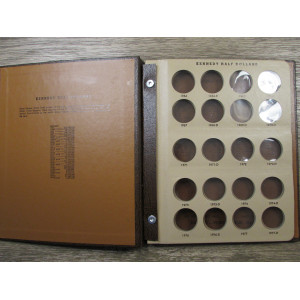Dansco Album for Kennedy Half Dollars - 1964 to 1979 - vintage coin supply
