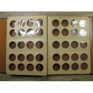 Dansco Album for Kennedy Half Dollars - 1964 to 1979 - vintage coin supply