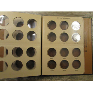 Dansco Album for Morgan Silver Dollars - 1878 to 1893 - vintage coin supply