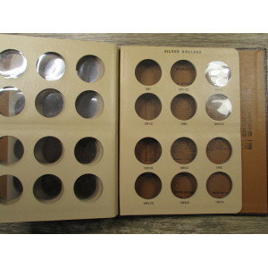Dansco Album for Morgan Silver Dollars - 1878 to 1893 - vintage coin supply