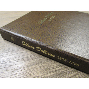 Dansco Album for Morgan Silver Dollars - 1878 to 1893 - vintage coin supply