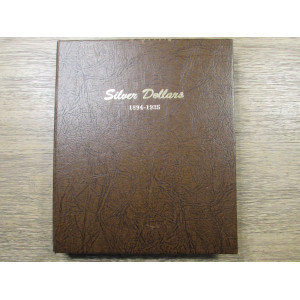 Dansco Album for Morgan and Peace silver dollars - 1894 to 1935 - vintage coin supply