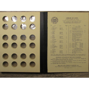 Library of Coins album for Jefferson Nickels - 1938-1961 - vintage coin supply