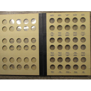 Library of Coins album for Barber Dimes -1892 to 1916 - scarce vintage coin supply