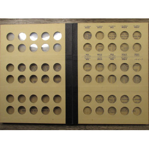 Library of Coins album for Barber Dimes -1892 to 1916 - scarce vintage coin supply