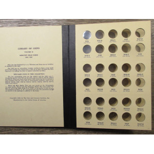 Library of Coins album for Mercury Dimes - 1916 to 1945 - vintage coin supply