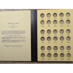 Library of Coins album for Roosevelt Dimes - 1946 to 1968 - vintage coin supply