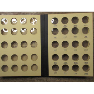 Library of Coins album for Barber (Liberty Head) Quarters - 1892 - 1916 - vintage coin supply