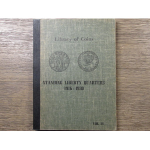 Library of Coins album for Standing Liberty Quarters - 1916-1930 - vintage coin supply