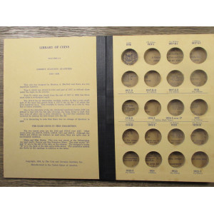 Library of Coins album for Standing Liberty Quarters - 1916-1930 - vintage coin supply