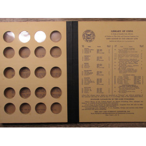 Library of Coins album for Standing Liberty Quarters - 1916-1930 - vintage coin supply