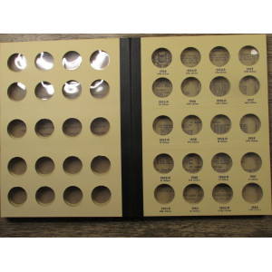 Library of Coins album for Washington Quarters - 1932 to 1964 - vintage coin supply