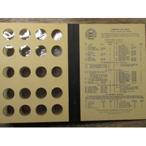 Library of Coins album for Washington Quarters - 1932 to 1964 - vintage coin supply