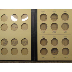 Library of Coins vintag ealbum for Walking Liberty Half Dollars - 1916 to 1937