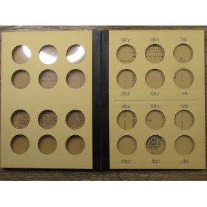 Library of Coins vintag ealbum for Walking Liberty Half Dollars - 1916 to 1937