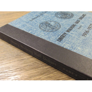 Library of Coins Album - Walking Liberty Halves from 1916-1937 - vintage supply