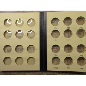 Library of Coins Album - 1916-1937 Walking Liberty Half Dollars - vintage supply