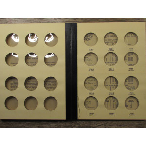 Library of Coins Album - 1916-1937 Walking Liberty Half Dollars - vintage supply