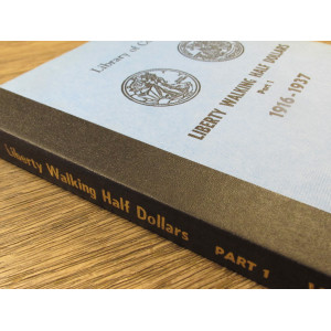 Library of Coins Album - 1916-1937 Walking Liberty Half Dollars - vintage supply