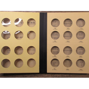 Library of Coins Album for Walking Liberty Half Dollars - 1937 to 1947 - later printing