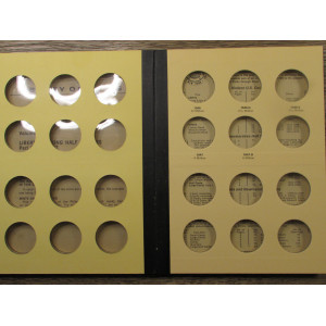 Library of Coins Album for Walking Liberty Half Dollars - 1937 to 1947 - later printing