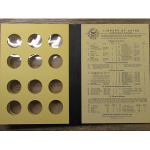 Library of Coins Album for Walking Liberty Half Dollars - 1937 to 1947 - later printing