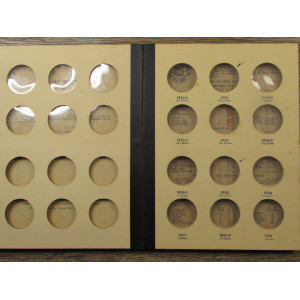 Library of Coins Album for Franklin Halves - 1948 to 1963 - vintage coin supply