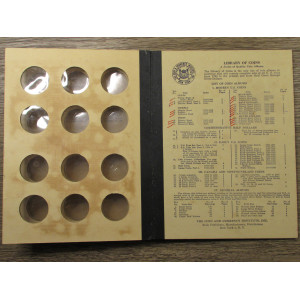 Library of Coins Album for Franklin Halves - 1948 to 1963 - vintage coin supply