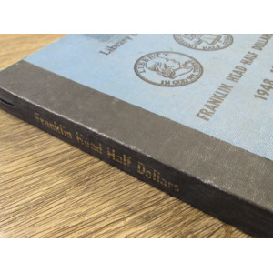 Library of Coins Album for Franklin Halves - 1948 to 1963 - vintage coin supply