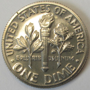 1969 S Roosevelt Dime - vintage proof sixties coin