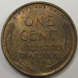 1937 Lincoln Wheat Cent - antique uncirculated American penny