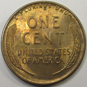 1938 Lincoln Wheat Cent - antique unciruclated American penny