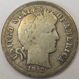 1912 D Barber Dime