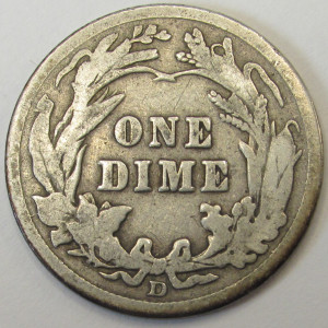 1912 D Barber Dime