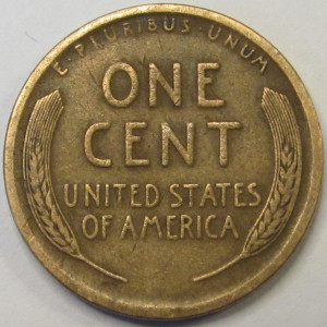 1912 D Lincoln Wheat Cent - antique Denver mintmark American penny