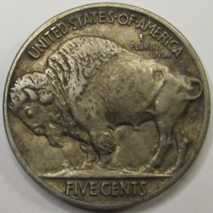 1924 Buffalo Nickel - antique high grade American Indian five cent coin